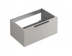 KLUDI - Icos Umyvadlová skříňka, 80x50x35 cm, 1 zásuvka, matná pískově šedá (50S80O2)