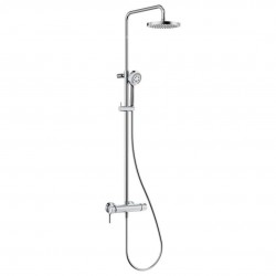 KLUDI - Logo Sprchový set Dual Shower System s baterií, 20 cm, chrom (6808505-00)