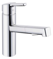 KLUDI - M3 Dřezová baterie s výsuvnou sprškou, chrom (585810575)