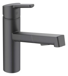 KLUDI - M3 Dřezová baterie s výsuvnou sprškou, matná černá (585813975)