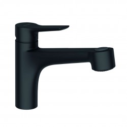 KLUDI - Mix Dřezová baterie s výsuvnou sprškou, matná černá (329413975)