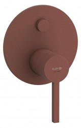 KLUDI - Nova Fonte Baterie pod omítku pro 2 spotřebiče, matná cihlová (20759O515)