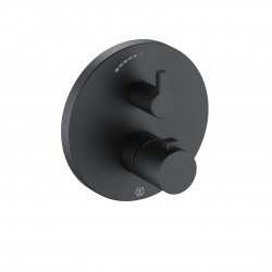 KLUDI - Nova Fonte Termostatická sprchová baterie pod omítku, matná černá (208353915)