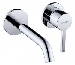 KLUDI - Nova Fonte Umyvadlová baterie pod omítku, 2-otvorová instalace, chrom (202440515)