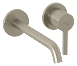 KLUDI - Nova Fonte Umyvadlová baterie pod omítku, 2-otvorová instalace, kartáčovaný nikl (20245N515)