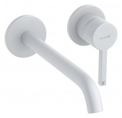 KLUDI - Nova Fonte Umyvadlová baterie pod omítku, 2-otvorová instalace, matná bílá (202455315)