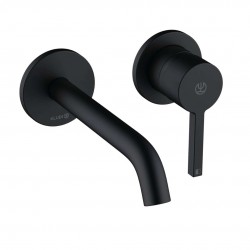 KLUDI - Nova Fonte Umyvadlová baterie pod omítku, 2-otvorová instalace, matná černá (202443915)