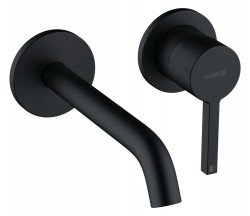KLUDI - Nova Fonte Umyvadlová baterie pod omítku, 2-otvorová instalace, matná černá (202443915)