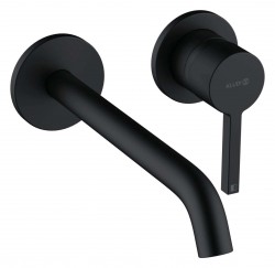 KLUDI - Nova Fonte Umyvadlová baterie pod omítku, 2-otvorová instalace, matná černá (202453915)