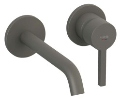 KLUDI - Nova Fonte Umyvadlová baterie pod omítku, 2-otvorová instalace, matná šedá (20244O115)