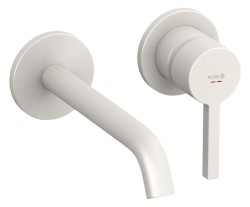 KLUDI - Nova Fonte Umyvadlová baterie pod omítku, 2-otvorová instalace, matná světle šedá (20244O215)