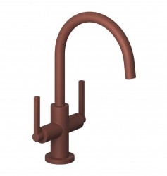 KLUDI - Nova Fonte Umyvadlová baterie s výpustí, matná cihlová (20118O515)