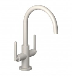 KLUDI - Nova Fonte Umyvadlová baterie s výpustí, matná světle šedá (20118O215)