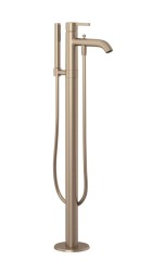 KLUDI - Nova Fonte Vanová baterie do podlahy, s příslušenstvím, kartáčovaný bronz (38590N115)