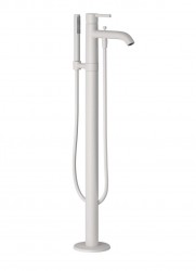 KLUDI - Nova Fonte Vanová baterie do podlahy, s příslušenstvím, matná bílá (385905315)