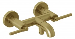 KLUDI - Nova Fonte Vanová baterie, kartáčované zlato (20540N015)