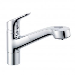 KLUDI - Objekta Dřezová baterie s výsuvnou sprškou, chrom (325810575)