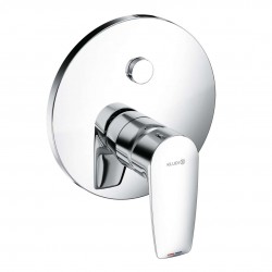 KLUDI - Pure&Solid Baterie pod omítku pro 2 spotřebiče, chrom (346590575)