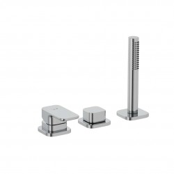 KLUDI - Renon Baterie na okraj vany, 3-otvorová instalace, chrom (424470575)