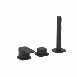 KLUDI - Renon Baterie na okraj vany, 3-otvorová instalace, matná černá (424473975)