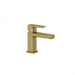 KLUDI - Renon Umyvadlová baterie s výpustí Push-Open, EcoPlus, kartáčované zlato (42267N075)