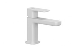 KLUDI - Renon Umyvadlová baterie s výpustí Push-Open, EcoPlus, matná bílá (422675375)