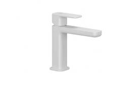 KLUDI - Renon Umyvadlová baterie s výpustí Push-Open, EcoPlus, matná bílá (422895375)