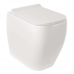 KLUDI - Resa C Stojící WC, vario odpad, Rimless, Spiralflush, lesklá bílá (28WCB0443)