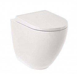 KLUDI - Resa D Stojící WC, vario odpad, Rimless, lesklá bílá (24WCB0443)