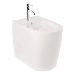 KLUDI - Resa R Stojící bidet, otvor pro baterii, lesklá bílá (23BIB0243)