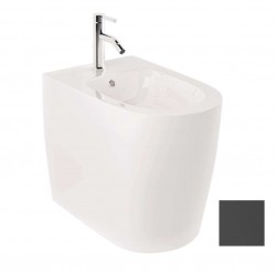 KLUDI - Resa R Stojící bidet, otvor pro baterii, matná černá (23BIB0239)