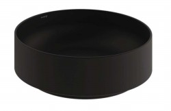 KLUDI - Resa R Umyvadlo na desku, průměr 40 cm, matná černá (58CW1039)