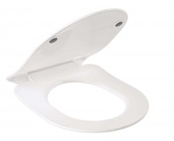 KLUDI - Resa R WC sedátko Slim, SoftClosing, QuickRelease, lesklá bílá (23WCS43)