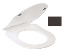KLUDI - Resa R WC sedátko Slim, SoftClosing, QuickRelease, matná černá (23WCS39)