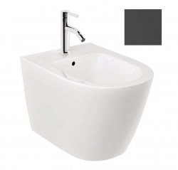 KLUDI - Resa R Závěsný bidet, otvor pro baterii, matná černá (23BIW0139)