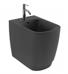 KLUDI - Resa S Stojící bidet, otvor pro baterii, matná černá (27BIB0139)