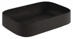 KLUDI - Resa S Umyvadlo na desku, 60x40 cm, matná černá (58CW4039)