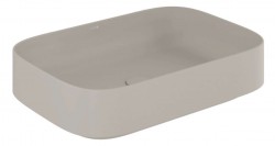 KLUDI - Resa S Umyvadlo na desku, 60x40 cm, matná písečně šedá (58CW40O2)