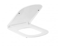 KLUDI - Resa S WC sedátko Slim, SoftClosing, QuickRelease, lesklá bílá (27WCS43)