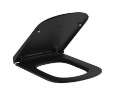 KLUDI - Resa S WC sedátko Slim, SoftClosing, QuickRelease, matná černá (27WCS39)