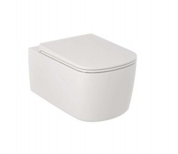 KLUDI - Resa S Závěsné WC, Rimless, Spiralflush, matná bílá (27WCW0153)