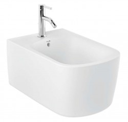 KLUDI - Resa S Závěsný bidet, otvor pro baterii, matná bílá (27BIW0153)