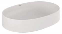 KLUDI - Resa Umyvadlo na desku, 60x40 cm, matná bílá (58CW2053)