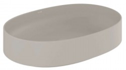 KLUDI - Resa Umyvadlo na desku, 60x40 cm, matná písečně šedá (58CW20O2)