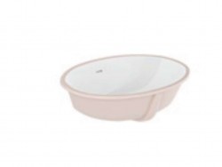 KLUDI - Resa Umývátko, 50x41 cm, bez přepadu, lesklá bílá (59W0243)