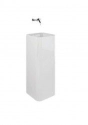 KLUDI - Resa Volně stojící umyvadlo 36x36 cm, bez přepadu, lesklá bílá (55W0143)