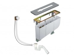 KLUDI - Rotexa Set odtokové soupravy a tělesa na okraj vany, pro 3-otvorovou baterii (7880205-00)