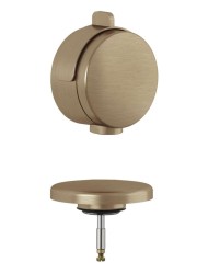 KLUDI - Rotexa Vrchní sada k vanové odtokové a přepadové soupravě s napouštěním, kartáčovaný bronz (71826N1-00)