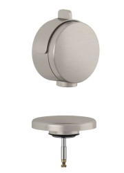 KLUDI - Rotexa Vrchní sada k vanové odtokové a přepadové soupravě s napouštěním, kartáčovaný nikl (71826N5-00)