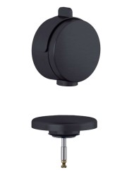 KLUDI - Rotexa Vrchní sada k vanové odtokové a přepadové soupravě s napouštěním, matná černá (7182639-00)